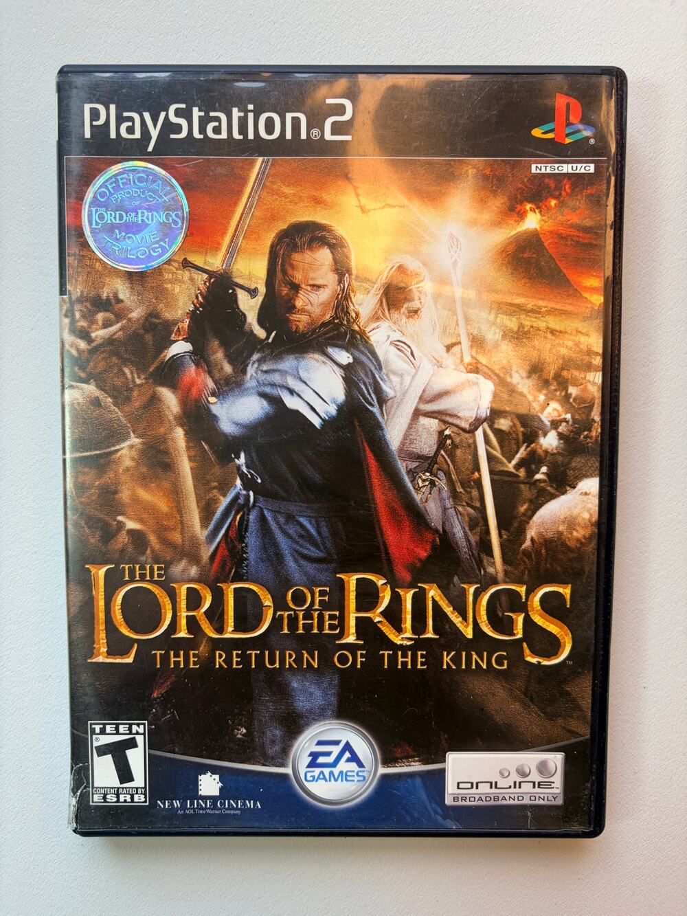 PS2 The Lord of the Rings Return of the King Complete CIB EA Games